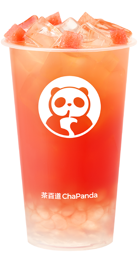 Watermelon Boba Drink